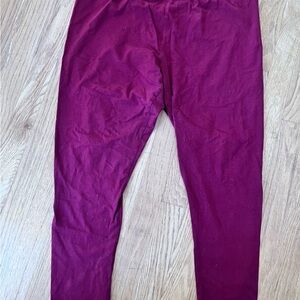 Women's Size2X Old Navy Magenta Leggings Performance Stretch Bottoms